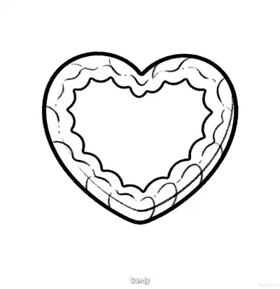 Free printable Candy 1 Coloring Page - Free Printable Halloween PDFS Coloring Sheets coloring page
