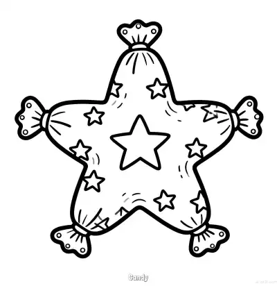 Free printable Candy 2 Coloring Page - Free Printable Halloween PDFS Coloring Sheets coloring page