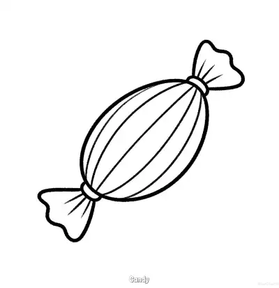 Free printable Candy 3 Coloring Page - Free Printable Halloween PDFS Coloring Sheets coloring page