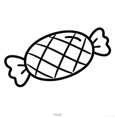 Free printable Candy 6 Coloring Page - Free Printable Halloween PDFS Coloring Sheets coloring page