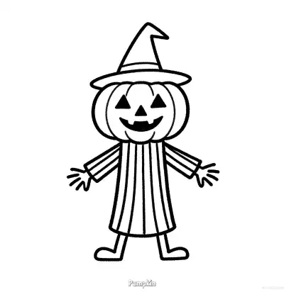 Free printable Pumpkin  Coloring Page - Free Printable Halloween PDFS Coloring Sheets coloring page