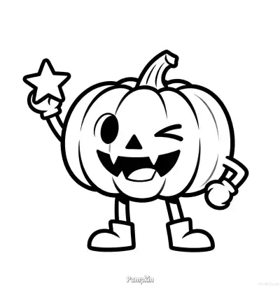 Free printable Pumpkin 12 Coloring Page - Free Printable Halloween PDFS Coloring Sheets coloring page