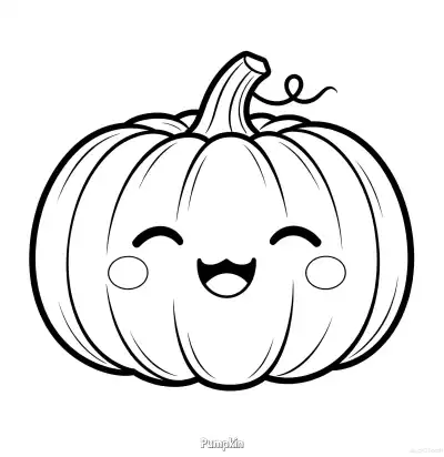 Free printable Pumpkin 4 Coloring Page - Free Printable Halloween PDFS Coloring Sheets coloring page