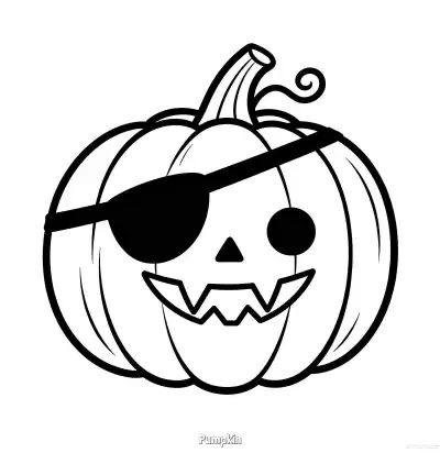Free printable Pumpkin 8 Coloring Page - Free Printable Halloween PDFS Coloring Sheets coloring page