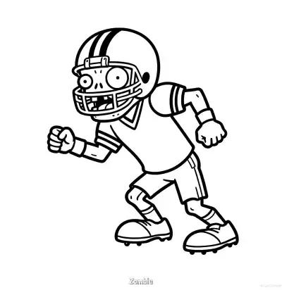 Free printable Zombie 6 Coloring Page - Free Printable Halloween PDFS Coloring Sheets coloring page