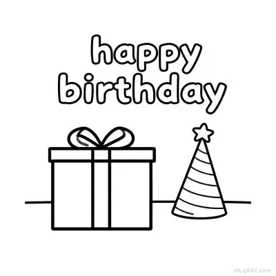 Free printable Happy Birthday 30 Coloring Page - Free PDF Printable Birthday Coloring Sheets coloring page