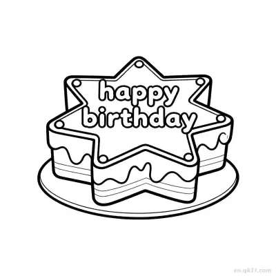 Free printable Happy Birthday 34 Coloring Page - Free PDF Printable Birthday Coloring Sheets coloring page