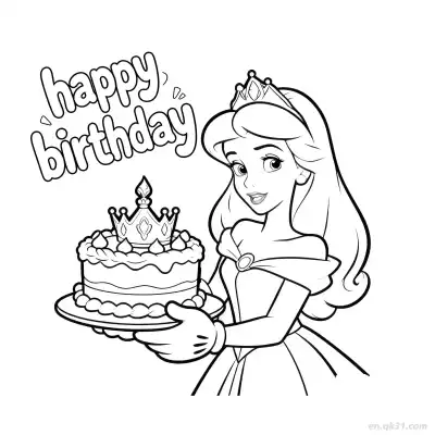 Free printable Happy Birthday 42 Coloring Page - Free PDF Printable Birthday Coloring Sheets coloring page