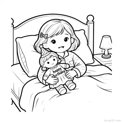 Free printable Happy Birthday 49 Coloring Page - Free PDF Printable Birthday Coloring Sheets coloring page