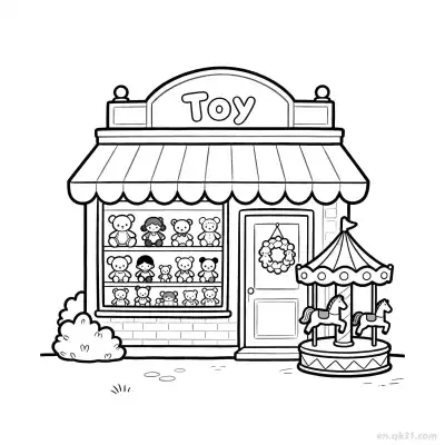 Free printable Dollhouse  Coloring Page - Free PDF Printable House Coloring Sheets coloring page
