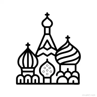 Free printable Spire Dome Pavilion  Coloring Page - Free PDF Printable House Coloring Sheets coloring page