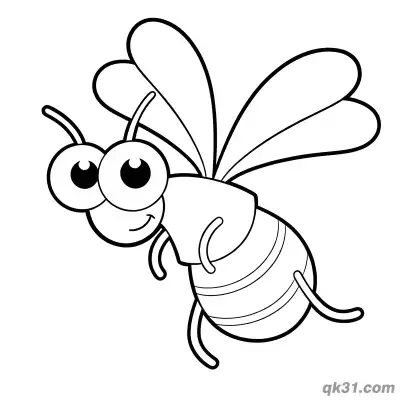Free printable Simple Big Head Firefly Coloring Page coloring page