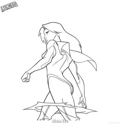 Free printable Atom Eve 2 Coloring Page - Free Printable Invincible PDFS Coloring Sheets coloring page