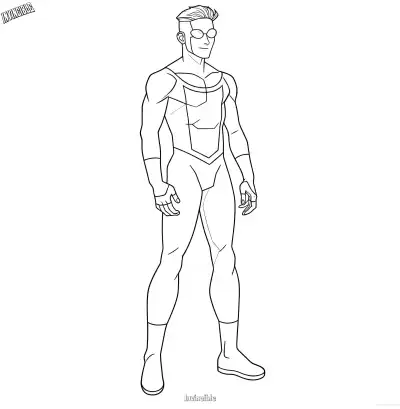 Free printable Invincible 3 Coloring Page - Free Printable Invincible PDFS Coloring Sheets coloring page