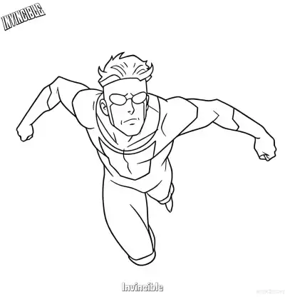 Free printable Invincible 5 Coloring Page - Free Printable Invincible PDFS Coloring Sheets coloring page