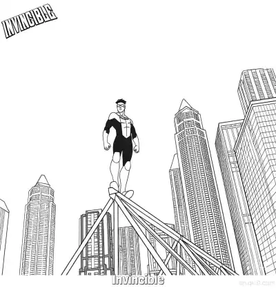 Free printable Invincible 6 Coloring Page - Free Printable Invincible PDFS Coloring Sheets coloring page