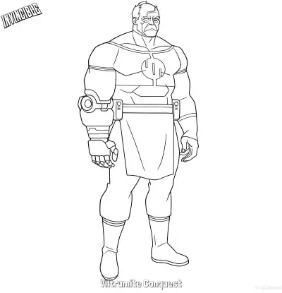 Free printable Viltrumite Conquest  Coloring Page - Free Printable Invincible PDFS Coloring Sheets coloring page