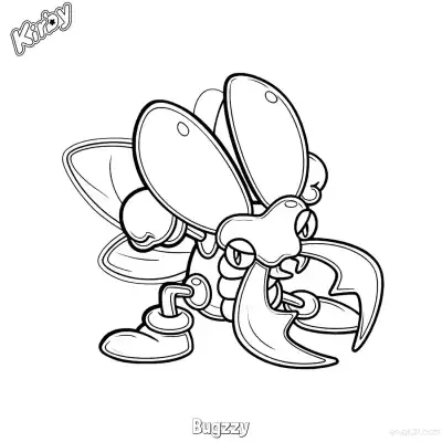 Free printable Bugzzy 1 Coloring Page - Free Printable Kirby PDFS Coloring Sheets coloring page