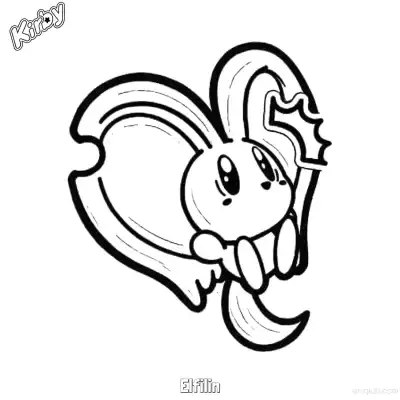 Free printable Elfilin 3 Coloring Page - Free Printable Kirby PDFS Coloring Sheets coloring page