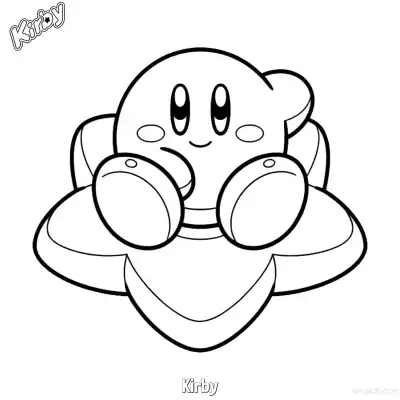 Free printable Kirby 1 Coloring Page - Free Printable Kirby PDFS Coloring Sheets coloring page