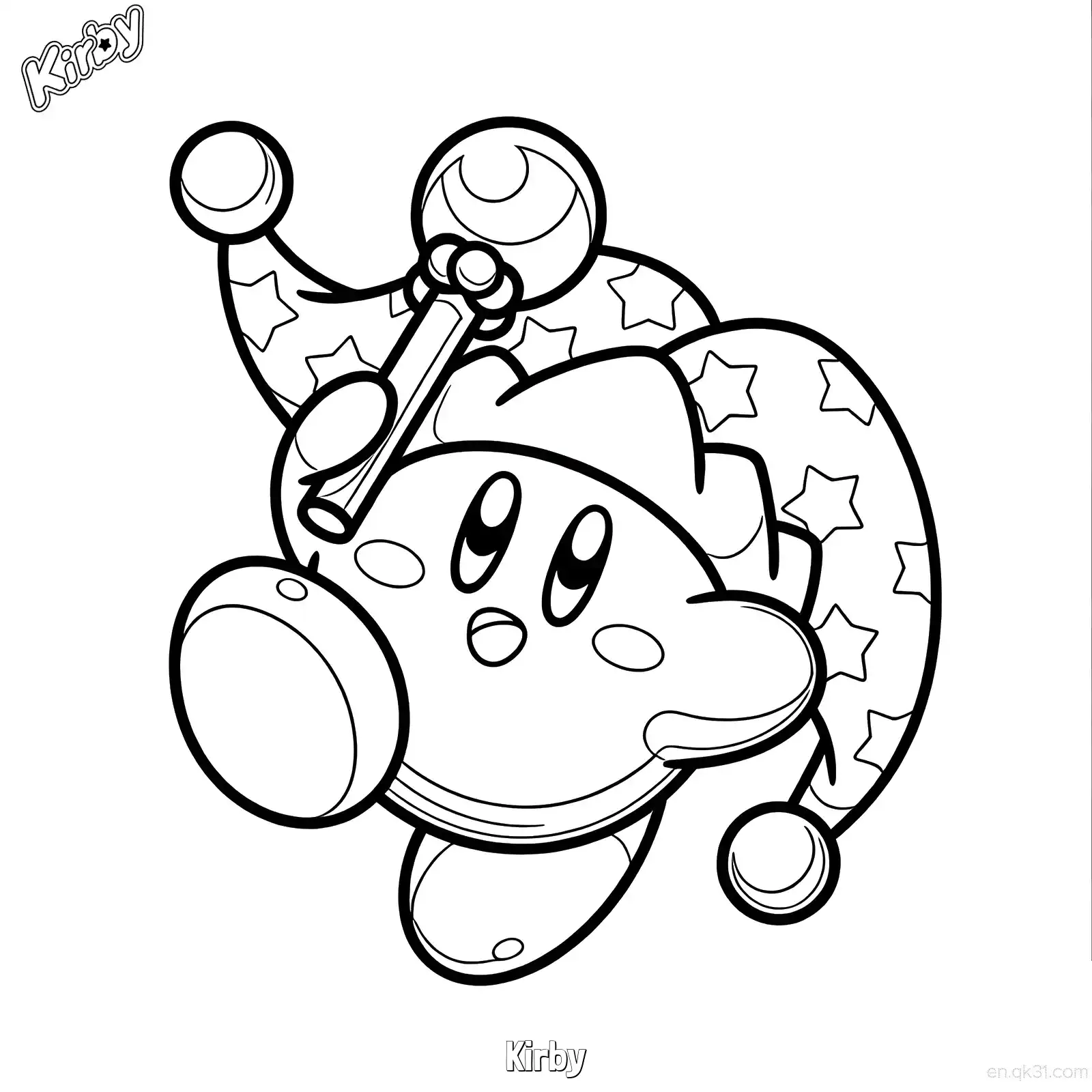 Kirby 11 Coloring Page - Free Printable Kirby PDF Coloring Sheets – Free Printable Coloring Page for Kids and Adults