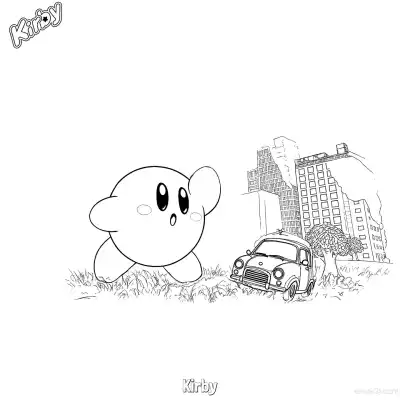 Free printable Kirby 14 Coloring Page - Free Printable Kirby PDFS Coloring Sheets coloring page
