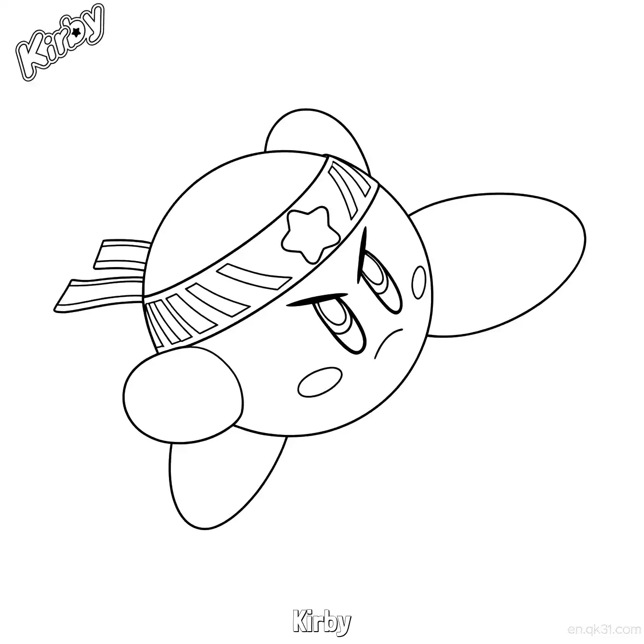 Kirby 18 Coloring Page - Free Printable Kirby PDF Coloring Sheets – Free Printable Coloring Page for Kids and Adults