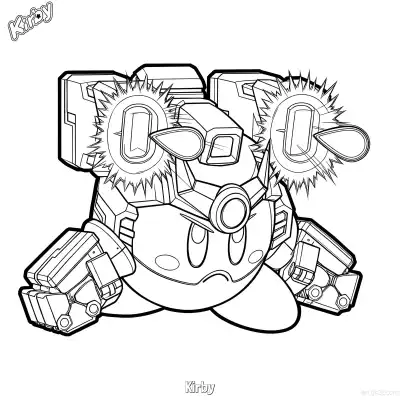 Free printable Kirby 19 Coloring Page - Free Printable Kirby PDFS Coloring Sheets coloring page