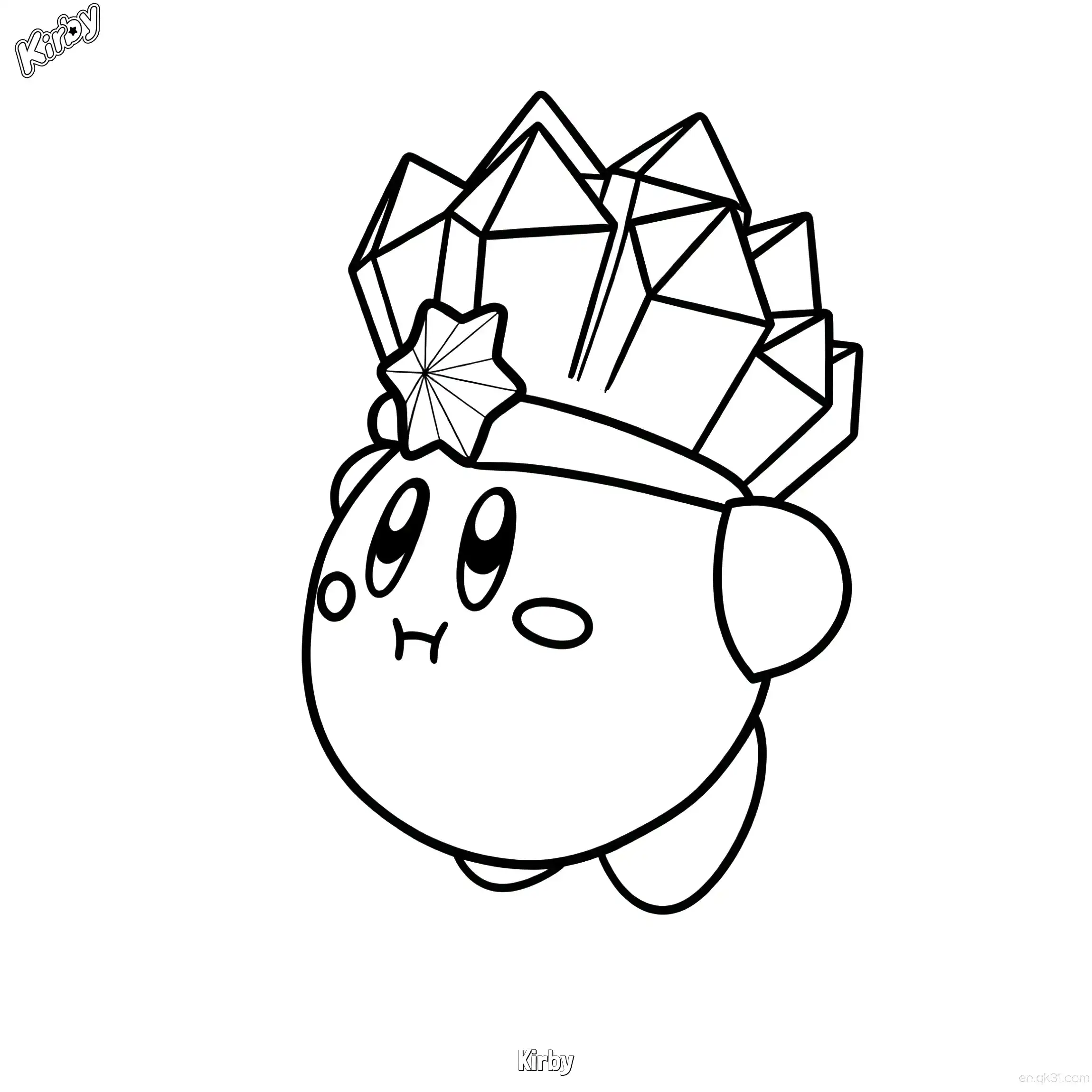 Kirby 24 Coloring Page - Free Printable Kirby PDF Coloring Sheets – Free Printable Coloring Page for Kids and Adults