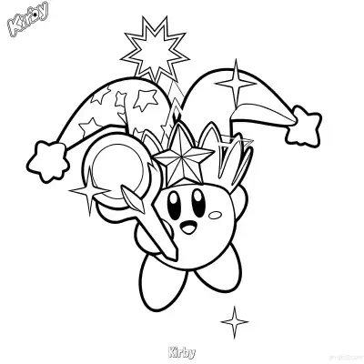 Free printable Kirby 25 Coloring Page - Free Printable Kirby PDFS Coloring Sheets coloring page