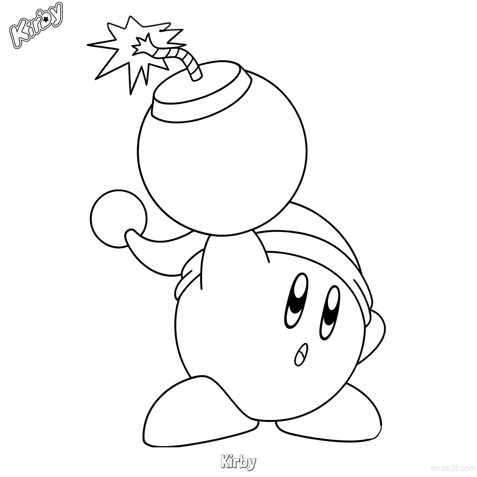 Kirby 27 Coloring Page - Free Printable Kirby PDF Coloring Sheets – Free Printable Coloring Page for Kids and Adults