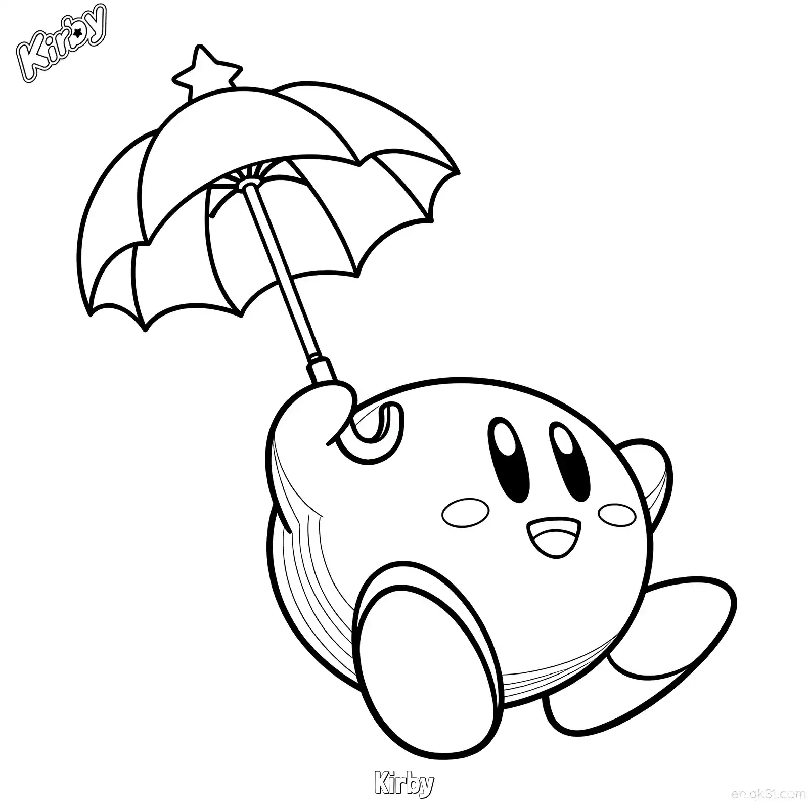 Kirby 28 Coloring Page - Free Printable Kirby PDF Coloring Sheets – Free Printable Coloring Page for Kids and Adults
