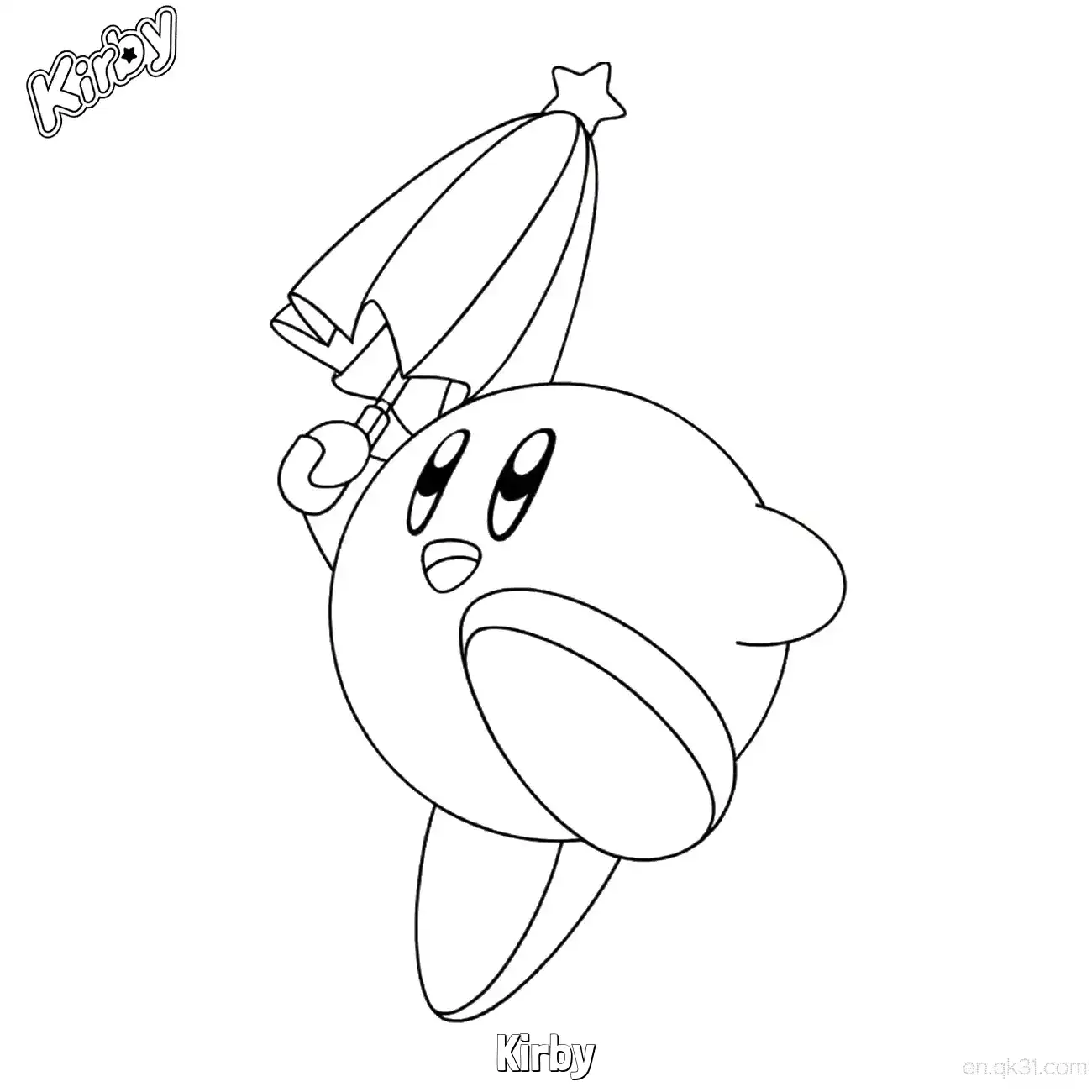 Kirby 29 Coloring Page - Free Printable Kirby PDF Coloring Sheets – Free Printable Coloring Page for Kids and Adults