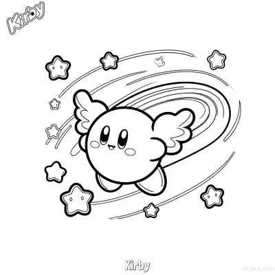 Free printable Kirby 30 Coloring Page - Free Printable Kirby PDFS Coloring Sheets coloring page