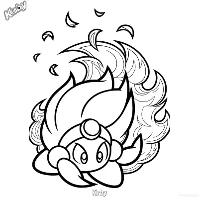 Free printable Kirby 35 Coloring Page - Free Printable Kirby PDFS Coloring Sheets coloring page
