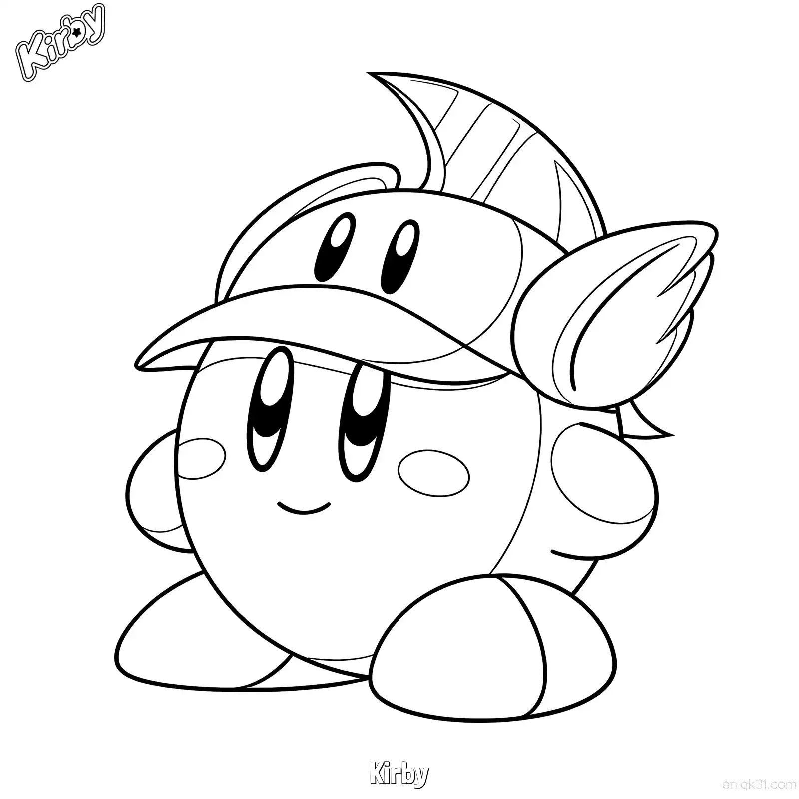 Kirby 37 Coloring Page - Free Printable Kirby PDF Coloring Sheets – Free Printable Coloring Page for Kids and Adults