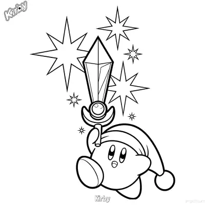 Free printable Kirby 4 Coloring Page - Free Printable Kirby PDFS Coloring Sheets coloring page