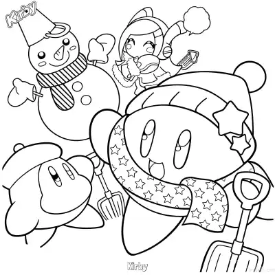 Free printable Kirby 43 Coloring Page - Free Printable Kirby PDFS Coloring Sheets coloring page