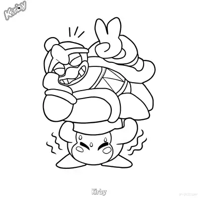 Free printable Kirby 44 Coloring Page - Free Printable Kirby PDFS Coloring Sheets coloring page