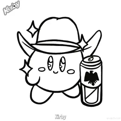 Free printable Kirby 5 Coloring Page - Free Printable Kirby PDFS Coloring Sheets coloring page
