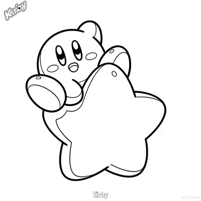 Free printable Kirby 6 Coloring Page - Free Printable Kirby PDFS Coloring Sheets coloring page