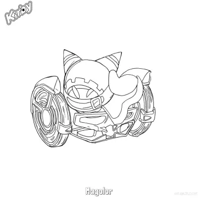 Free printable Magolor 3 Coloring Page - Free Printable Kirby PDFS Coloring Sheets coloring page