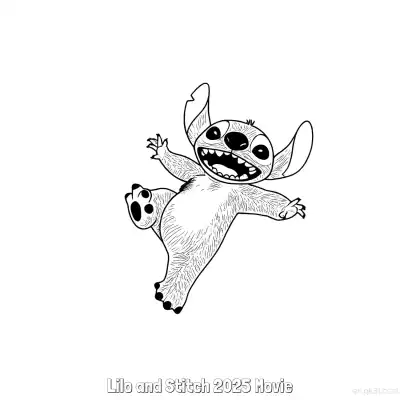 Free printable Lilo and Stitch 2025 Movie 6 Coloring Page - Free Printable Lilo & Stitch PDF Coloring Sheets coloring page