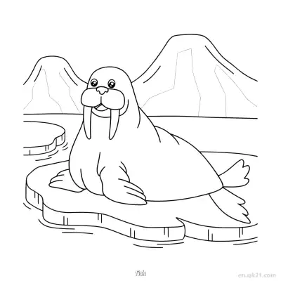Free printable Simple Striped Smiling Fish Coloring Page  coloring page