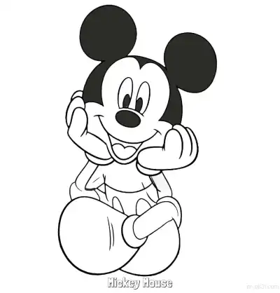 Free printable Mickey Mouse 16 Coloring Page - Free Printable Mickey Mouse & Friends PDFS Coloring Sheets coloring page