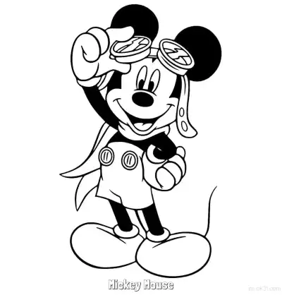 Free printable Mickey Mouse 29 Coloring Page - Free Printable Mickey Mouse & Friends PDFS Coloring Sheets coloring page