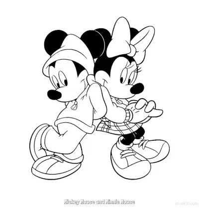 Free printable Mickey Mouse and Minnie Mouse 7 Coloring Page - Free Printable Mickey Mouse & Friends PDFS Coloring Sheets coloring page