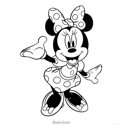 Free printable Minnie Mouse 10 Coloring Page - Free Printable Mickey Mouse & Friends PDFS Coloring Sheets coloring page
