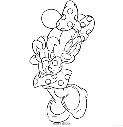 Free printable Minnie Mouse 11 Coloring Page - Free Printable Mickey Mouse & Friends PDFS Coloring Sheets coloring page