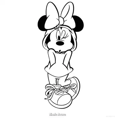 Free printable Minnie Mouse 12 Coloring Page - Free Printable Mickey Mouse & Friends PDFS Coloring Sheets coloring page